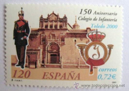 Briefmarken: CON DOBLE VALOR FACIAL. PESETAS-EUROS. INFANTERIA TOLEDO .2000  ENVIO GRATIS&iexcl;&iexcl;
