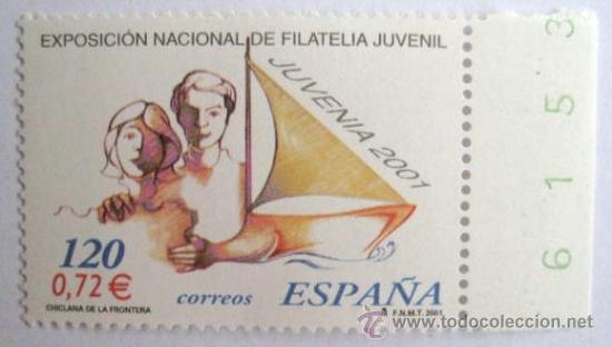 Briefmarken: CON DOBLE VALOR FACIAL. PESETAS-EUROS. JUVENIA 2001  ENVIO GRATIS&iexcl;&iexcl;