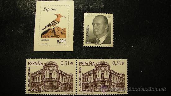 Sellos: LOTE DE CUATRO SELLOS DE ESPA&Ntilde;A SIN CIRCULAR. - Foto 1