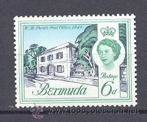 Timbres: BERMUDAS- 1962- ARQUITECTURA - NUEVOS CON GOMA