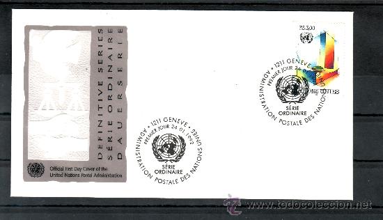 Sellos: naciones unidas ginebra 224 primer dia, edificio de la o.n.u. - Foto 1