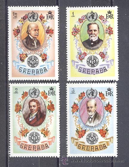 Sellos: GRENADA,OMS, SELLOS NUEVOS CON GOMA - Foto 1