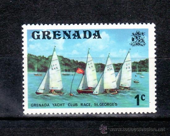 Sellos: grenada  558 sin charnela, deporte, barco de vela, - Foto 1