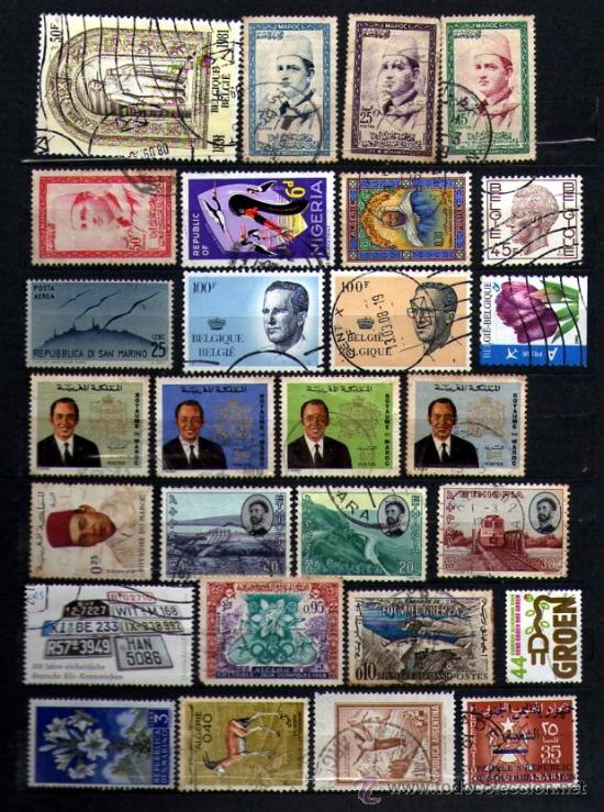 Sellos: Lote de 28 SELLOS USADOS VARIOS - Foto 1