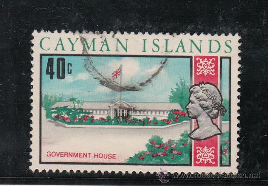Sellos: cayman (islas) 276 usada, palacio del gobierno - Foto 1