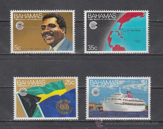 Sellos: bahamas  528/31 sin charnela, dia de la commonwealth - Foto 1