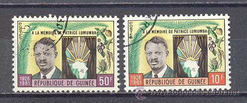 Sellos: REPUBLICA DE GUINEA - PERSONAJES - Foto 1