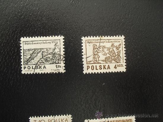 Sellos: 2 sellos de polonia de oficios, trabajos - Foto 1