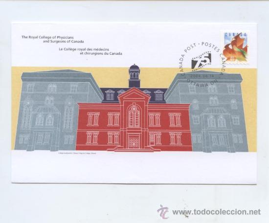 Francobolli: MEDICINA. CANADA MATASELLOS REAL COLEGIO DE MEDICOS Y CIRUJANOS DE CANADA. 2004