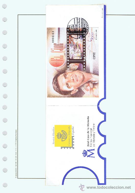 Sellos: HOJA BLOQUE DE CINE - ANTONIO BANDERAS - Foto 1