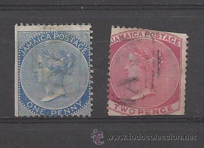 Sellos: SELLOS N&ordm; 1 Y 2 DE JAMAICA - Foto 1