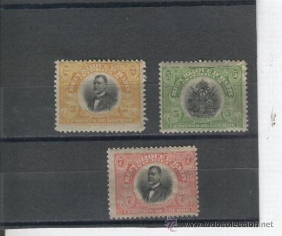 Stamps: HAITI.PAISES EXOTICOS.SELLOS ANTIGUOS.CLASICOS,RAROS.NUEVOS. SERIE COMPLETA.186-188.