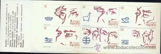 Timbres: EMISION V CENTENARIO DEL DESCUBRIMIENTO DE AM&Eacute;RICA.-DESCUBRIDORES Y NAVEGANTES
