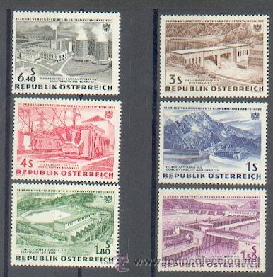 Sellos: Austria ** & Nacionaliza&ccedil;&atilde;o da Eletricidade  (YYN942) - Foto 1