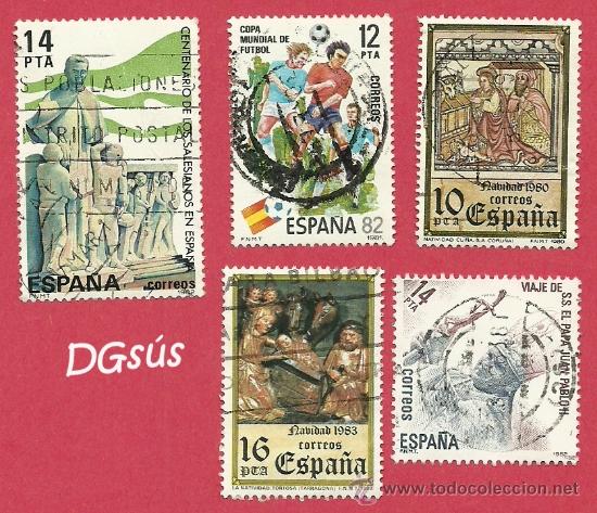Sellos: Lote 5 sellos usados. - Foto 1