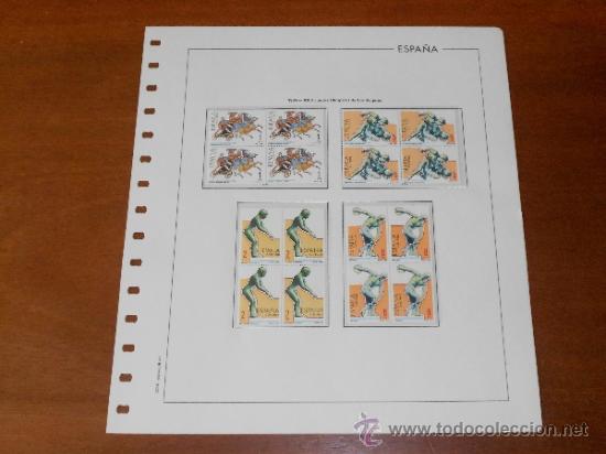 Sellos: HOJA ALBUM FILAT&Eacute;LICO ESPA&Ntilde;A, SELLOS 1984: XXIII JUEGOS OL&Iacute;MPICOS DE LOS &Aacute;NGELES