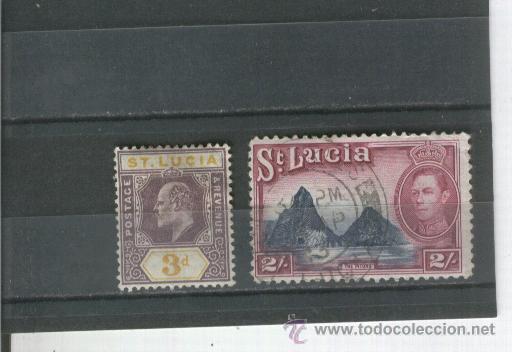 Stamps: SELLOS ANTIGUOS SANTA LUCIA PAISES EXOTICOS  61 -116