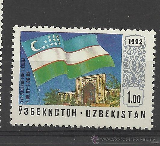 Briefmarken: UZBEKISTAN BANDERA