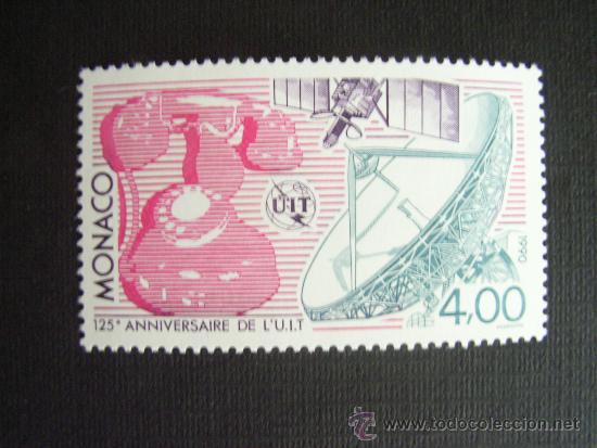 Briefmarken: TELEFONO.  MONACO N&ordm; YVERT 1718***A&Ntilde;O 1990.  125 ANIVERSARIO DE LA UIT