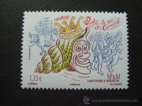 Stamps: FOLKLORE.  SAN PEDRO MIQUELON, A&Ntilde;O 2013.. CARNAVAL