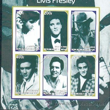 Sellos: Benin & Classicos do Rock Elvis Priesly (40) - Foto 1