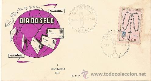 Sellos: Portugal FDC & Timor Dia do selo 1961 4e - Foto 1