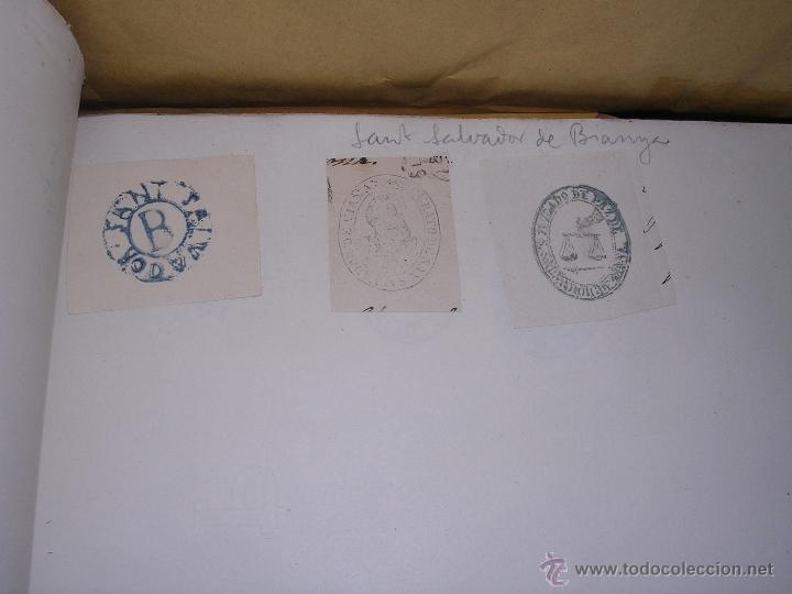 Sellos: SANT SALVADOR DE BRANYA - 3 SELLOS TAMPON AYUNTAMIENTO INSTITUCIONES S. XIX