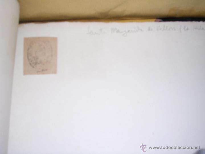 Sellos: SANTA MARGARIDA DE VELLONS  (ST. HILARI SACALM ) SELLO TAMPON INSTITUCION S. XIX