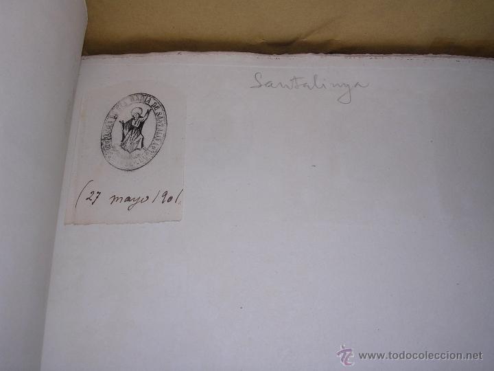 Sellos: SANTALINYA -SELLO TAMPON INSTITUCION , S.XIX