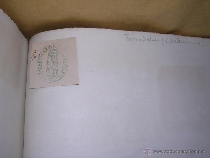 Stamps: TERRADELLES ( VILADEMUNTS ) SELLO TAMPON INSTITUCIONES - S.XIX