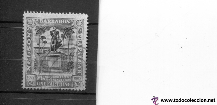 Sellos: SELLOS ANTIGUOS BARBADOS A&Ntilde;O 1905 - Foto 1
