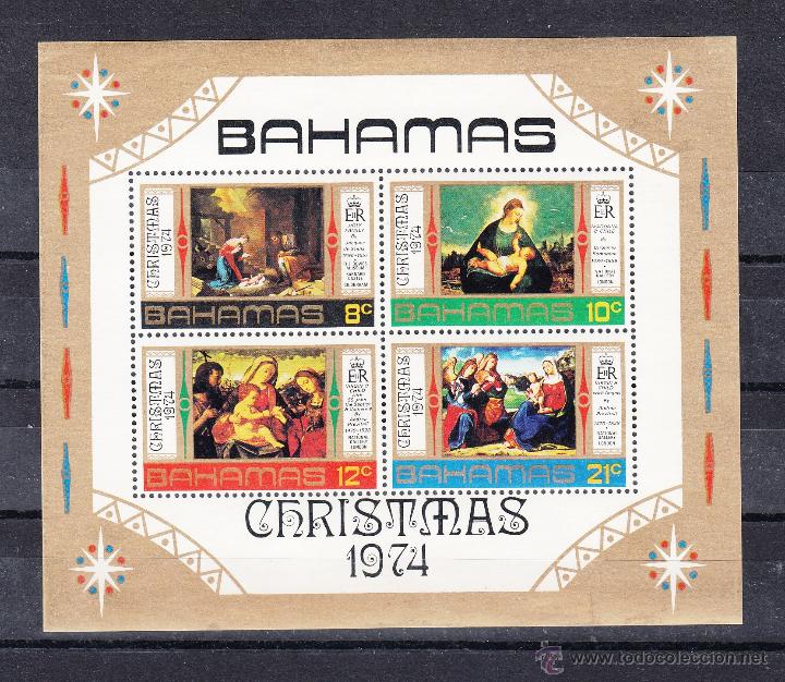 Sellos: bahamas hb 12 sin charnela, navidad, - Foto 1