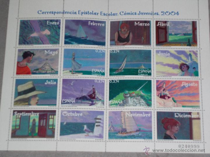 Stamps: CORRESPONDENCIA EPISTORAL ESCOLAR. COMICS JUVENILES 2004 - 16 SELLOS