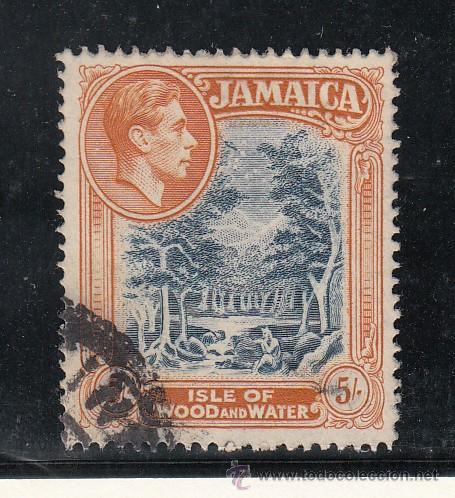 Sellos: jamaica 134 usada, Isla de la madera y el agua - Foto 1