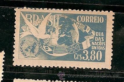 Timbres: Brazil `` & Dia das Na&ccedil;&otilde;es Unidas 1952 (518)