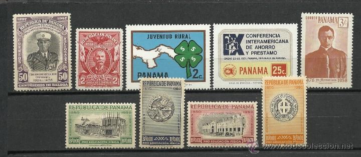 Stamps: interesante lote de series nuevas perfectas  de panama alto valor de catalogo