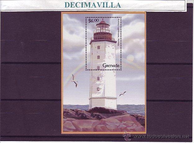 Sellos: GRENADA, FAROS, 2001, H.B. 618B, OTEM173 - Foto 1