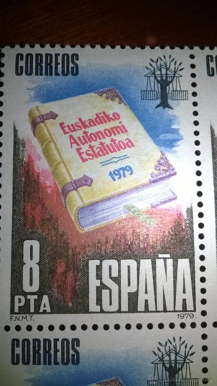 Sellos: SELLOS EUSKADIKO AUTONOMI ESTATUTOA 1979 - Foto 1