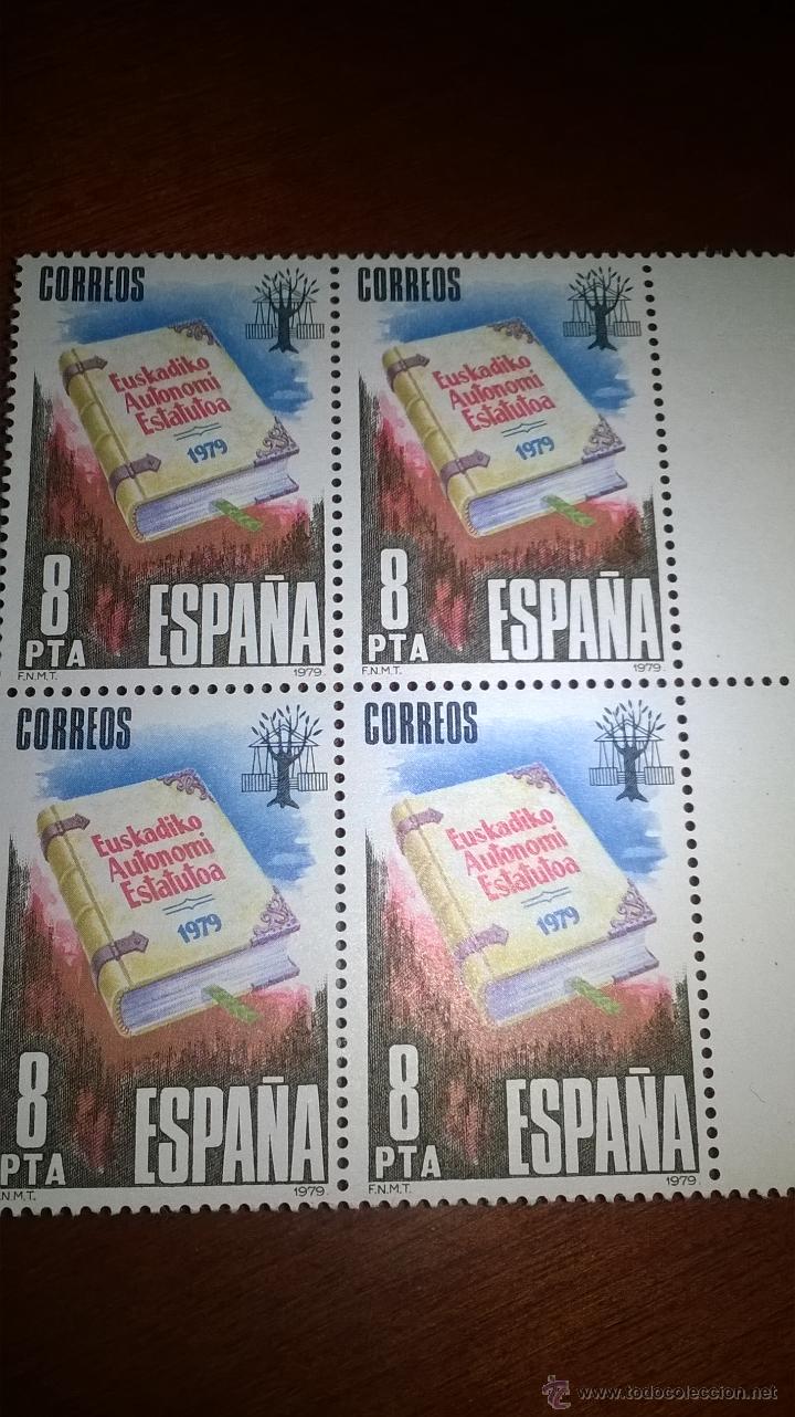 Sellos: SELLOS EUSKADIKO AUTONOMI ESTATUTOA 1979 - Foto 2