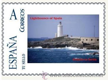 Sellos: TU SELLO ESPA&Ntilde;A -FAROS DE ANDALUCIA-TARIFA - Foto 1