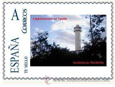 Stamps: TU SELLO ESPA&Ntilde;A-FAROS DE ANDALUCIA-Marbella
