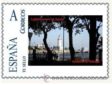Stamps: TU SELLO ESPA&Ntilde;A-FAROS DE ESPA&Ntilde;A-- Malaga