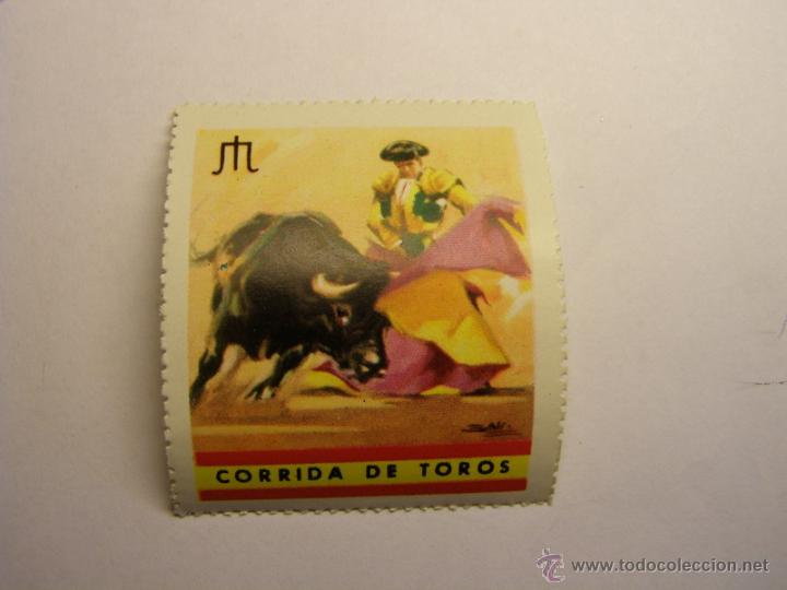 Briefmarken: Vi&ntilde;eta antigua de tem&aacute;tica taurina, toros.  n&ordm; 1