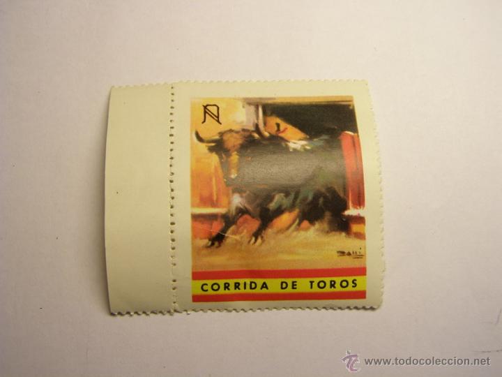 Briefmarken: Vi&ntilde;eta antigua de tem&aacute;tica taurina, toros. n&ordm; 3