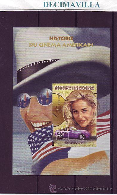 Sellos: MADAGASCAR, 1999, SHARON STONE, SIN DENTAR, PRCN772 - Foto 1