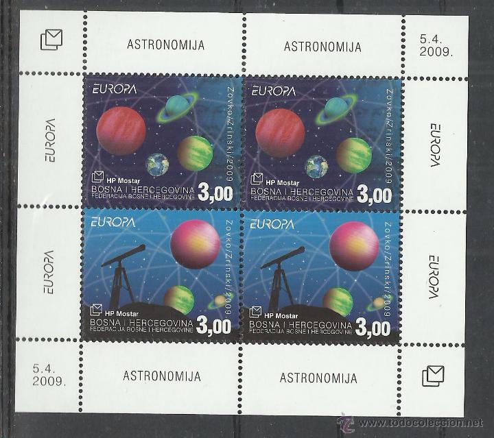 Briefmarken: BOSNIA HERZEGOVINA  EUROPA CEPT 2009 ASTRONOMIA