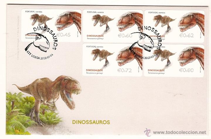 Sellos: Portugal  & FDC, Dinossauros 2015 (2) - Foto 1