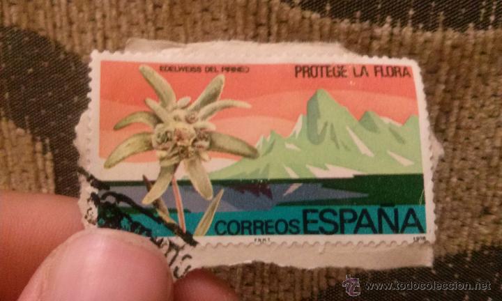 Sellos: Sello de espa&ntilde;a correos, protege la flora - Foto 1