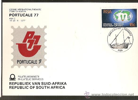 Timbres: Sud&aacute;frica & Expo. Filat&eacute;lica PORTUCALLE, Edi&ccedil;&atilde;o Conjunta 1977 (1)