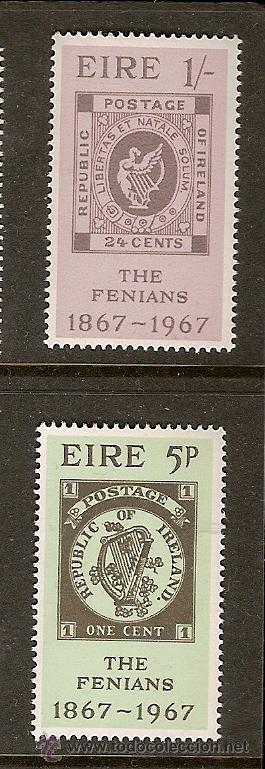 Sellos: Irlanda ** & Centen&aacute;rio do F&eacute;nan 1967(199) - Foto 1
